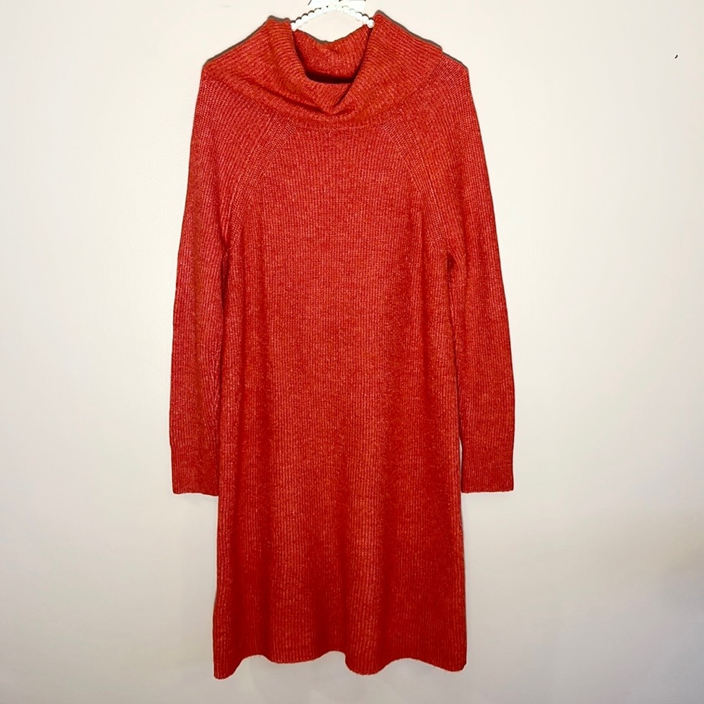 Loft Cowl Neck Sweater Dress